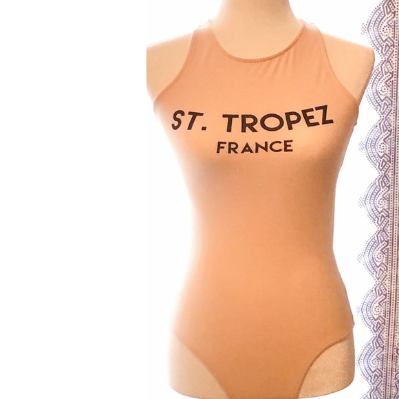 L A Hearts St. Tropez Cut-Out Back Bodysuit - Picture 2 of 3